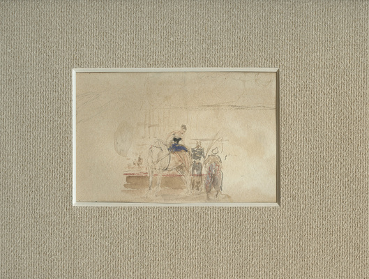 Серов Валентин Александрович. Цирковая наездница